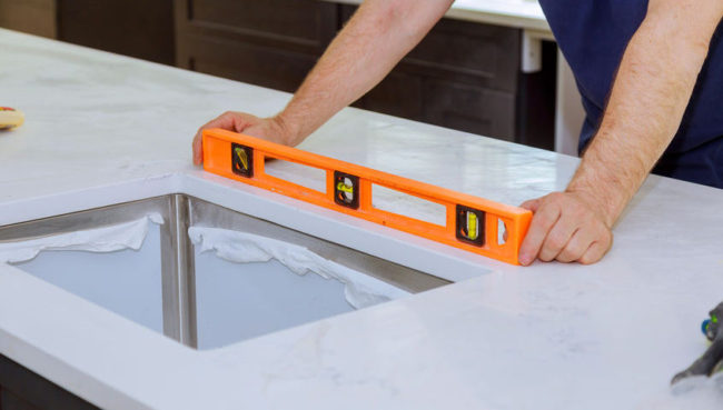 Cabinets with granite countertops renovation and granite installation